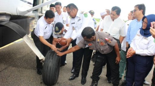 Wabup Kasmidi Resmikan Penerbangan Susi Air Rumah Karya Bersama