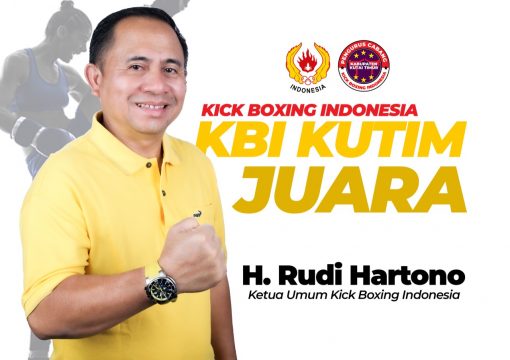 Ketua Kick Boxing Indonesia Kab. Kutai Timur Rudi Hartono Terima SK Kepengurusan Dari KBI Pengprov Kaltim
