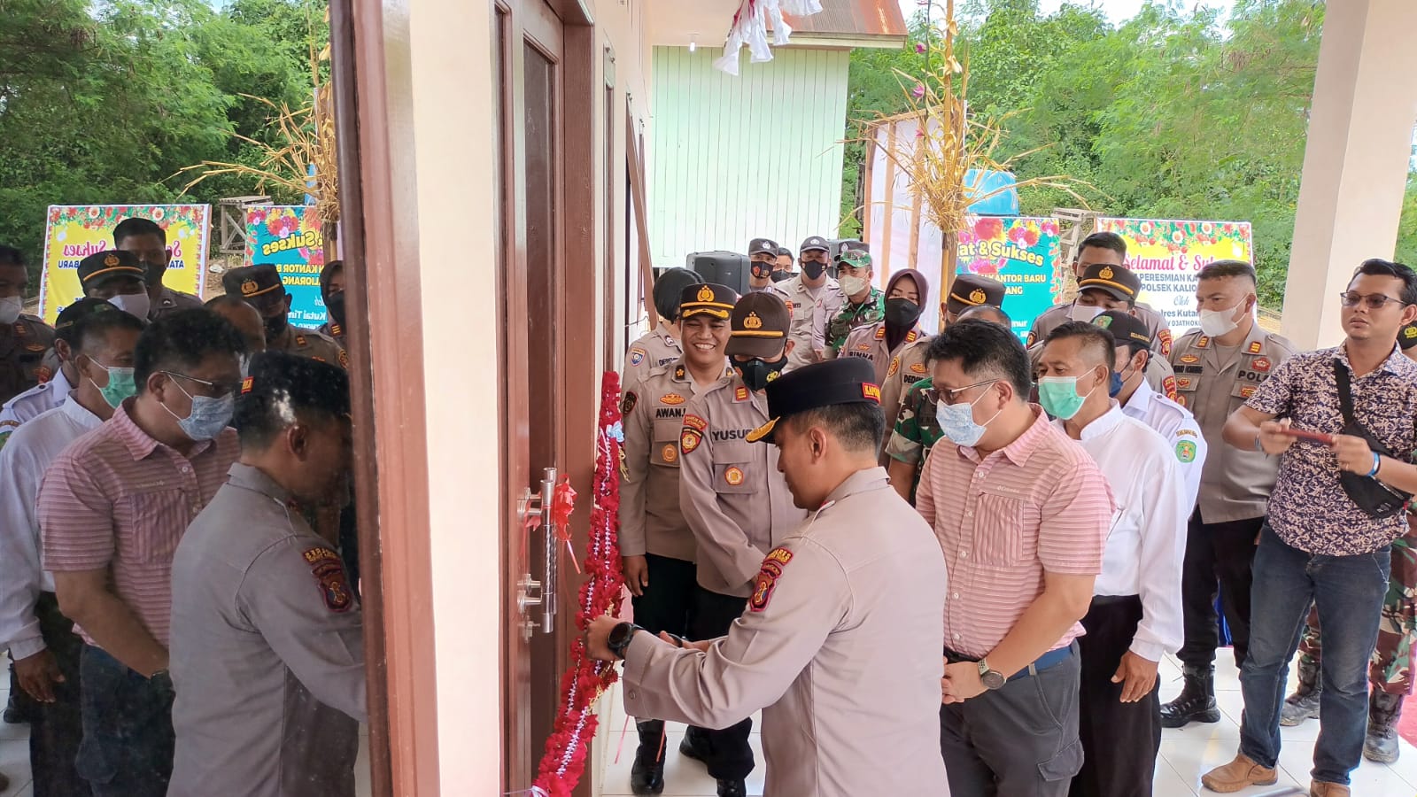 Polsek Kaliorang Diresmikan, Kapolres Berharap Dapat Menambah Kinerja Anggota Polsek