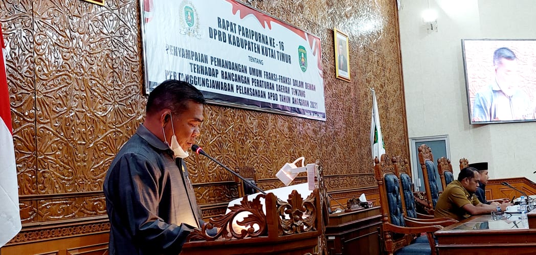 Paripurna Ke-16 DPRD Kutim, Basti Mengharapkan Penggunaan Anggaran Harus Dimaksimalkan Untuk Kepentingan Masyarakat 