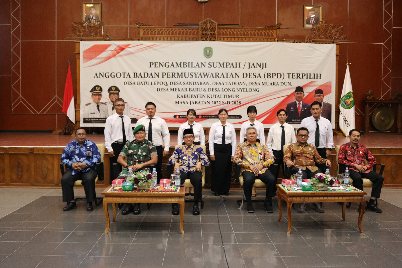 Lantik BPD Terpilih di Enam Desa Ardiansyah : BPD Dapat Berkontribusi Terhadap Kemajuan Desanya