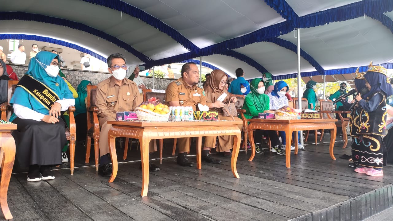 Peringatan Hari Anak Nasional Tahun 2022, Berlangsung Meriah di Halaman Kantor Bupati Kutai Timur