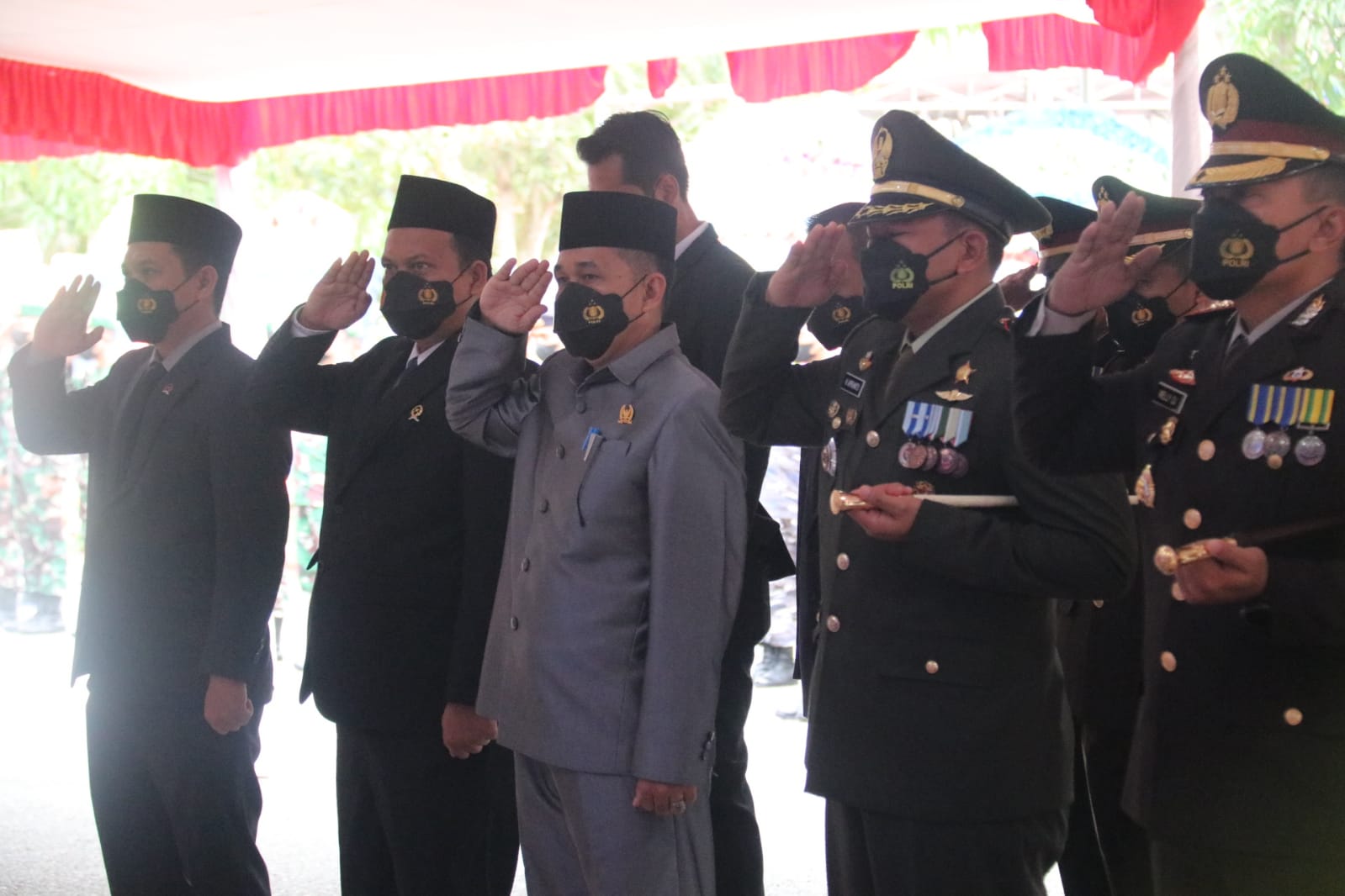 Hadiri Peringatan HUT Bhayangkara ke 76, Ketua DPRD Apresiasi Dedikasi Tinggi Polres Kutim