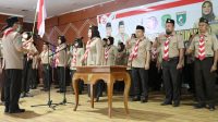 Pengukuhan dan Pelantikan Mabicab serta Kwarcab Gerakan Pramuka Kutim Masa Bakti 2021-2026