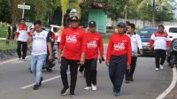 Sambut HUT RI ke 77 BPKAD Gelar Jalan Santai Bersama