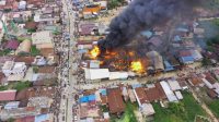 Kebakaran di RT 26 Teluk Lingga, 30 Kepala Keluarga Kehilangan Tempat Tinggal