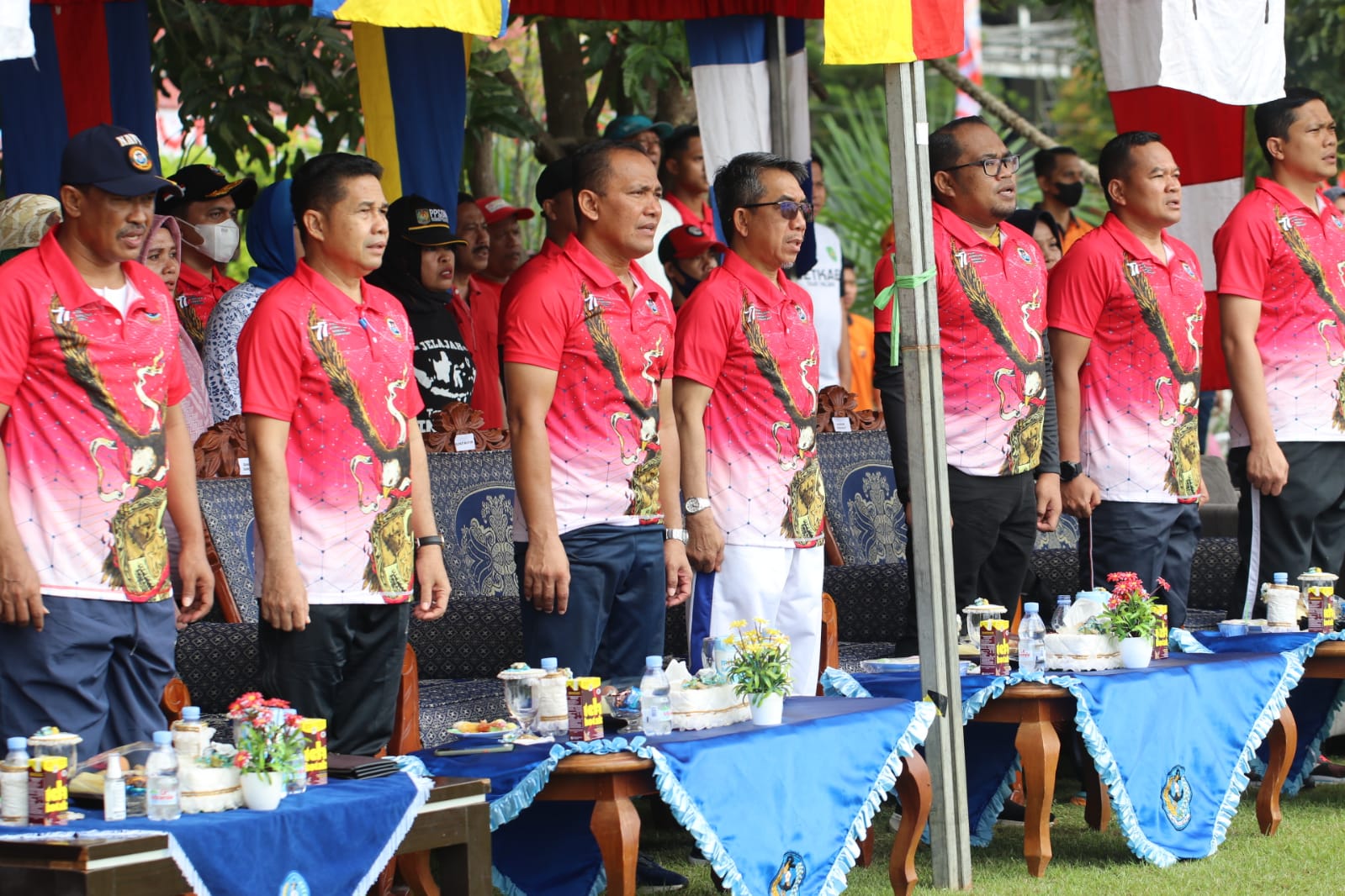 Mako Lanal Sangatta Sambut Kemerdekaan Dengan Jalan Sehat dan Lomba