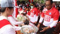 Lomba Gerak Jalan Warnai HUT Ke 77 RI Sekaligus Mensosialisasikan Kurikulum Merdeka Belajar
