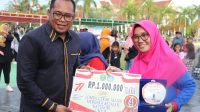 Kategori Pemenang Lomba Gerak Jalan Di Umumkan di Pesta Rakyat