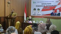 Disdik Kutim Sosialisasikan Pentingnya Pendidikan Anti Korupsi