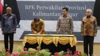 Pemkab Kutim Hadiri Sertijab Kepala BPK Kaltim, Bupati : Koordinasi Semua Pihak Diharapkan Bisa Kembali Meraih Predikat WTP