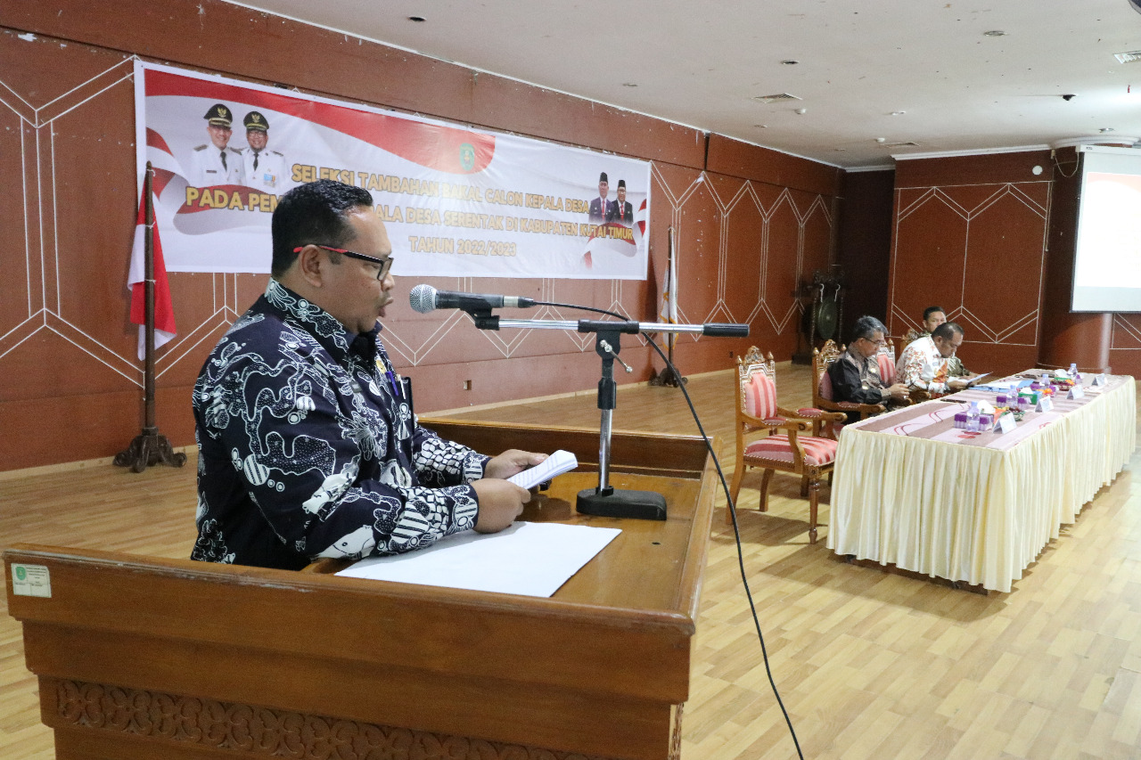 Sebanyak 251 Bakal Calon Kepala Desa di Kutim Ikuti Seleksi Tambahan