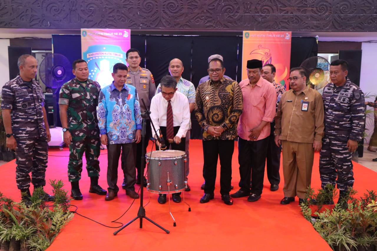 Expo HUT Kutim Ke-23 Resmi Dibuka, Bupati Minta Semua Kecamatan Promosikan Potensi Unggulan Daerahnya