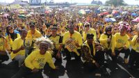 Yellow Day Jalan Sehat DPD Golkar Kutim Libatkan Belasan Ribu Peserta