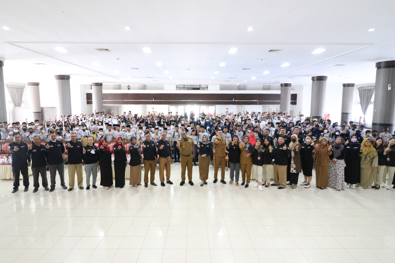 Buka Kegiatan Kawah Kepemimpinan Pelajar SMP, Kasmidi Ingin Pelajar Bangun Potensi Diri