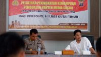 40 Personil Polres Kutim Dibekali Pelatihan Conten Creator dan Copy Writing