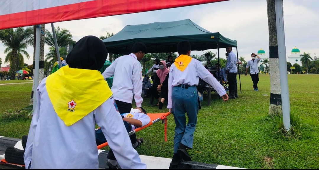 Jumbara ke V Dikuti 750 Anggota PMR Sekutim, Bertujuan Untuk Mengevaluasi Kegiatan Pembinaan Serta Pengembangan SDM Relawan