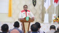 Kasmidi Lantik Perhiptani dan Bagikan Bantuan di Kecamatan Sangsaka