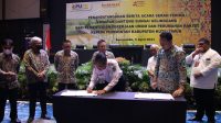 Kutim Mendapatkan Hibah Jembatan Gantung Sungai Gelinggang Dari Kementrian PUPR