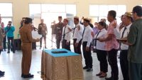 5 Anggota BPD Desa Long Wehea Kecamatan Muara Wahau Dilantik Bupati Kutim