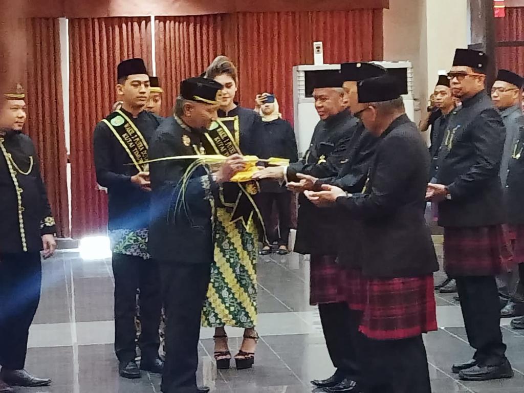 Ketua DPRD Kutim Hadiri Pengukuhan Pengurus Kerapatan Daerah Sempekat Keroan Kutai