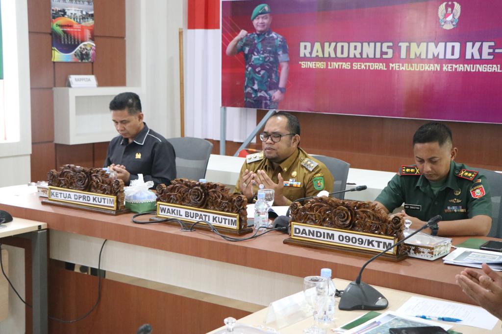 Dukung Program TMMD Ke-117 di Kongbeng, Pemkab Kutim Siapkan Dana Rp 2 Miliar