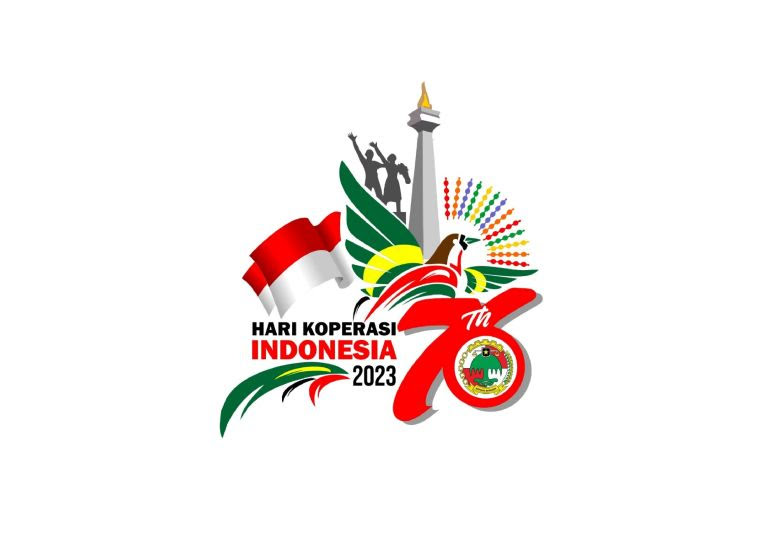 logo hari koperasi indonesia ke 76 tahun 2023