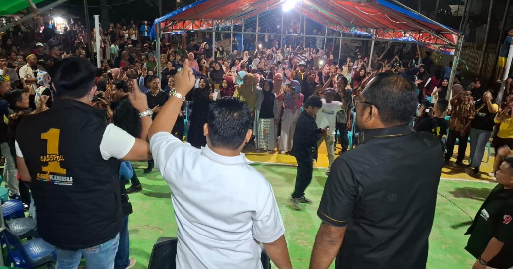 Kampanye KB-Kinsu Disambut Meriah Ratusan Pendukung di Sangatta Selatan